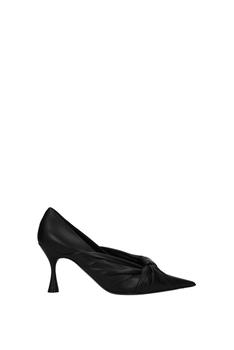 巴黎世家鞋多少钱, Balenciaga | Pumps Leather Black商品图片 3.6折