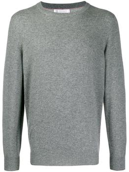 Brunello Cucinelli | BRUNELLO CUCINELLI BRUNELLO CUCINELLI - Crew-neck cashmere jumper商品图片,7.4折