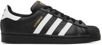 阿迪达斯贝壳头, Adidas | Black Superstar Sneakers商品图片 额外8.5折, 额外八五折