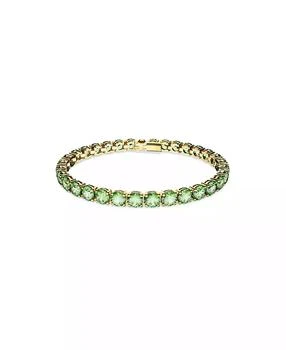 Swarovski | Crystal Round Cut Matrix Tennis Bracelet,商家Macy's,价格¥2057