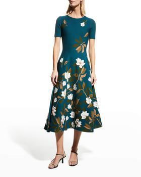 product Magnolia Degrade Jacquard Midi Dress image