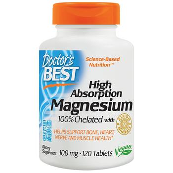 商品Doctor's Best | High Absorption Magnesium 100% Chelated,商家Walgreens,价格¥89图片