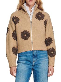 推荐Silas Floral Zip-Up Sweater商品