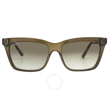 Salvatore Ferragamo | Green Gradient Square Ladies Sunglasses SF1027S 315 55 2.1折