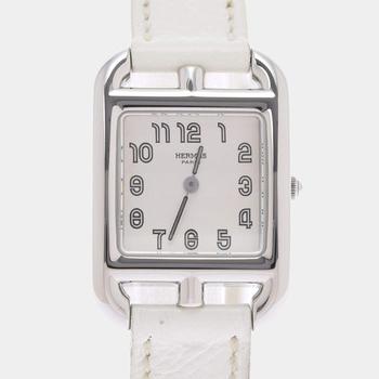 Hermes | Hermes White Stainless Steel Cape Cod CC1.210 Quartz Women's Wristwatch 23 mm商品图片,7.7折