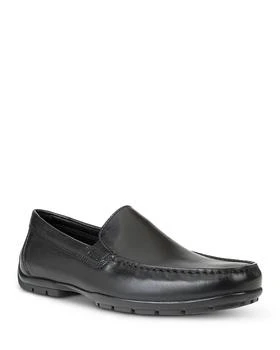 Geox | Men's Moner 2 Fit Leather Moc Toe Loafers 