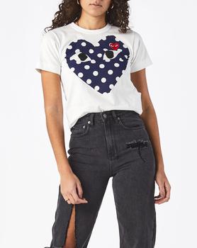 推荐Women's Polka Dot Heart T-Shirt商品
