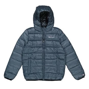 CHAMPION | Girls Grey Legacy Hooded Puffer Jacket 2.3折