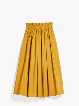 Weekend Max Mara | Weekend Max Mara Yellow Midi Skirt商品图片,9折, 满$175享8.9折, 满折