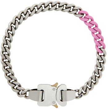 商品Silver & Pink Colored Links Bracelet,商家品牌清仓区,价格¥1370图片