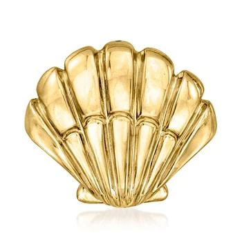 Ross-Simons | Ross-Simons Italian 14kt Yellow Gold Seashell Enhancer Pendant,商家Premium Outlets,价格¥4875