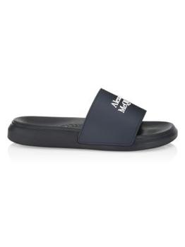 Alexander McQueen | Raised Logo Slides商品图片,3.9折