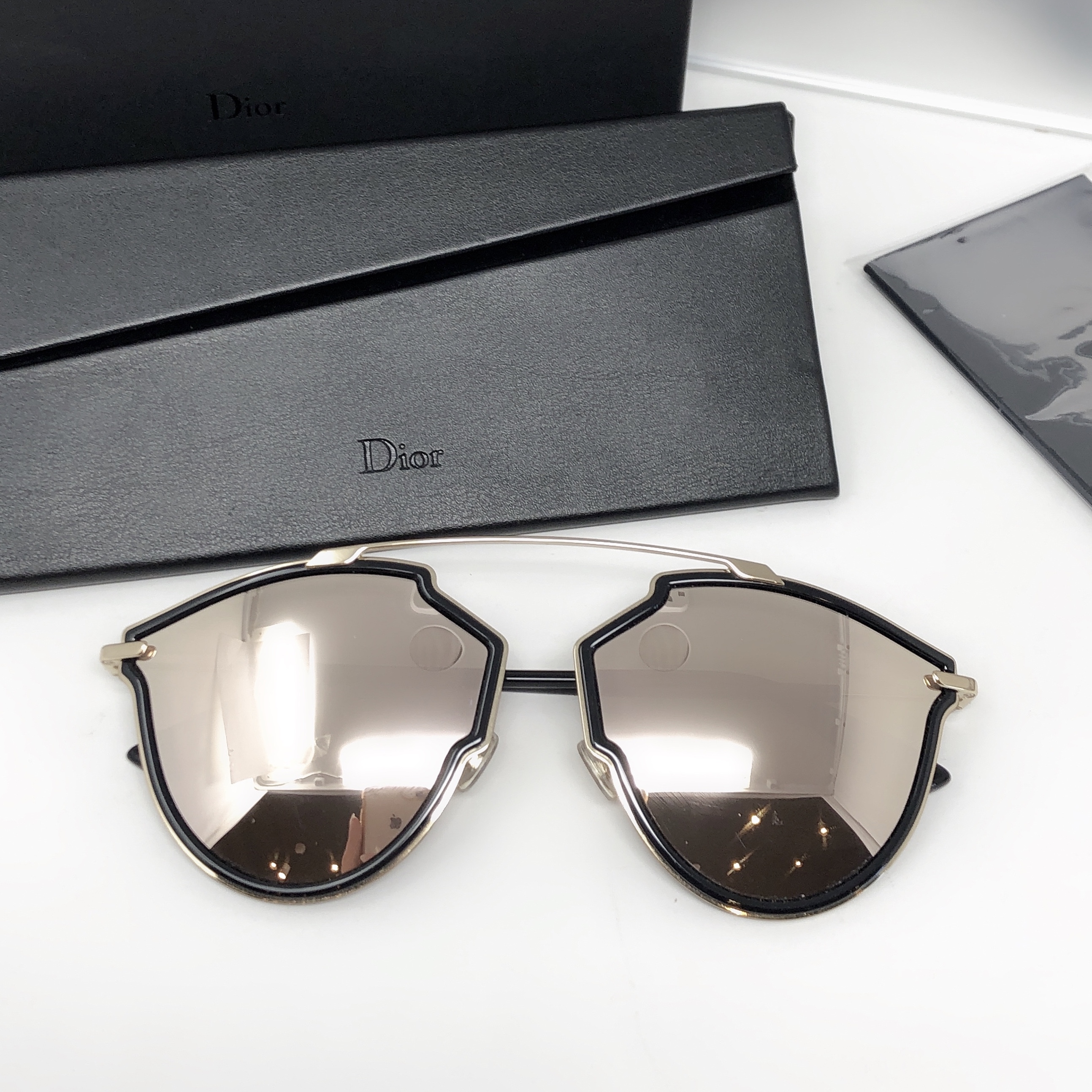 推荐Dior经典SoRealRise几何设计太阳镜商品