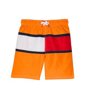 Tommy Hilfiger | Pieced Flag Swim Trunks (Big Kids)商品图片,7.6折