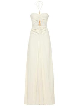 推荐Wylda Stone Macramé Cutout Midi Dress商品