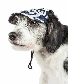 Pet Life | Pet Life   'Bone Cappa' Graffiti Sculptured Uv Protectant Adjustable Fashion Dog Hat Cap,商家Premium Outlets,价格¥90