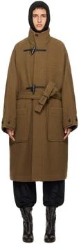 Lemaire | Brown Toggle Coat 6.8折