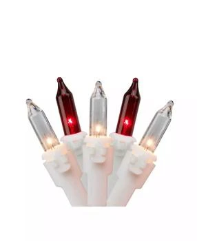 Northlight | Set of 50 Red and Clear Mini Window Curtain Icicle Christmas Lights - White Wire,商家Macy's,价格¥90
