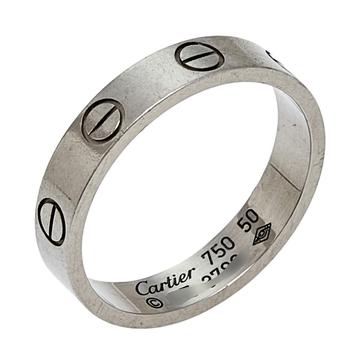 卡地亚戒指, [二手商品] Cartier | Cartier Love 18k White Gold Narrow Wedding Band Ring Size 50商品图片 9.5折, 满1件减$100, 满减