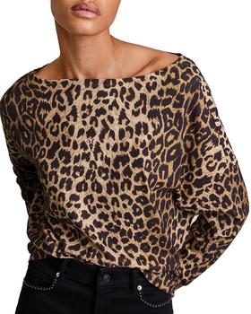 ALL SAINTS | Rita Leopard Print Tee商品图片,3.8折起