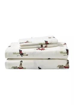 Eddie Bauer评价, Eddie Bauer | Retriever Adventure Flannel Sheet Set商品图片 5折