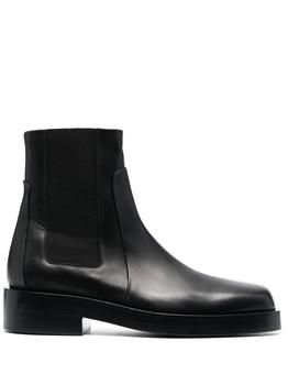 推荐Jil Sander Men's  Black Leather Ankle Boots商品