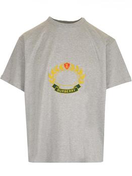 Burberry | Burberry	Logo Detailed Crewneck T-Shirt商品图片,5.7折