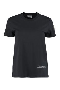 推荐Moncler Logo Patch Crewneck T-Shirt商品