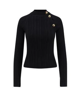 Chiara Boni | Chiara Boni La Petite Robe Ribbed Button Knitwear,商家Cettire,价格¥2409