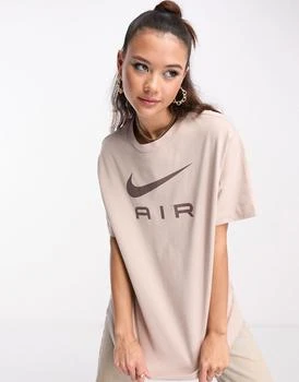 推荐Nike Air boyfriend t-shirt in fossil stone商品