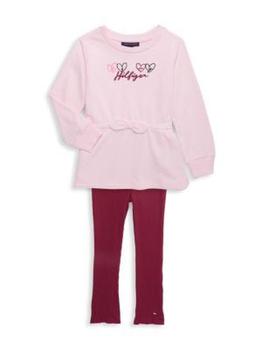 推荐Little Girl’s 2-Piece Sweatshirt & Leggings Set商品