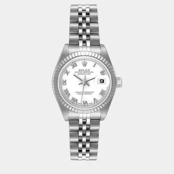 推荐Rolex Datejust White Gold Roman Dial Steel Ladies Watch 79174商品
