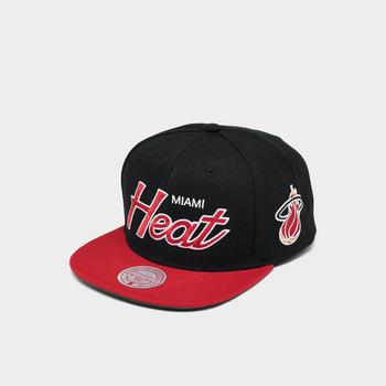 product Mitchell & Ness NBA Miami Heat Team Script 2.0 HWC Snapback Hat image