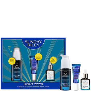 推荐Sunday Riley Night ZZZs Retinol Trio Skincare Set商品