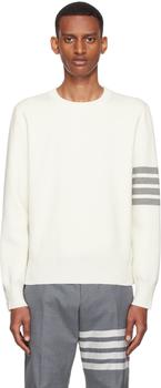 Thom Browne | Off-White 4-Bar Sweater商品图片,
