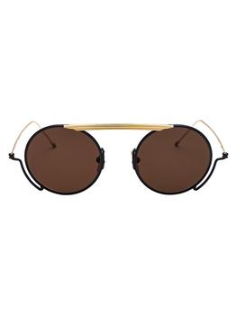 thom browne眼镜, Thom Browne | Thom Browne Eyewear Round Frame Sunglasses商品图片 7.6折