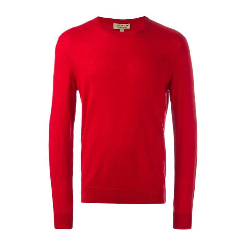 推荐Burberry 博柏利 男士红色羊绒混纺长袖针织衫毛衣 4020042商品