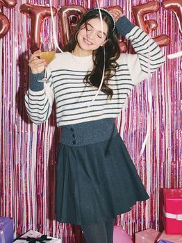 商品ZEROSTREET | Cookie and Cream Stripe Sweater,商家W Concept,价格¥566图片