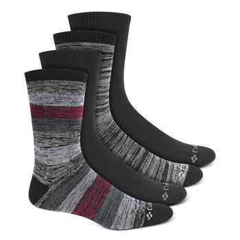商品Columbia Mens 4 Pack Knit Crew Socks,商家BHFO,价格¥44图片