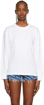Alexander Wang | White Puff Long Sleeve T-Shirt 5.3折