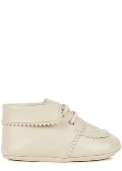 Gucci | KIDS Sam GG leather shoes,商家Harvey Nichols,价格¥2642