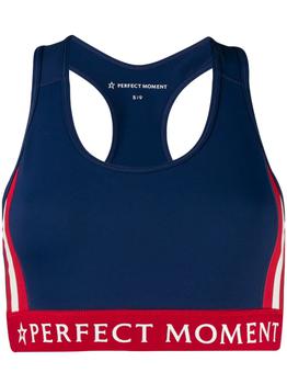 product logo band sports bra - women image