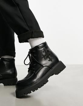 Koi Footwear | KOI Moral Alliance cross detail hi shoes in black商品图片,