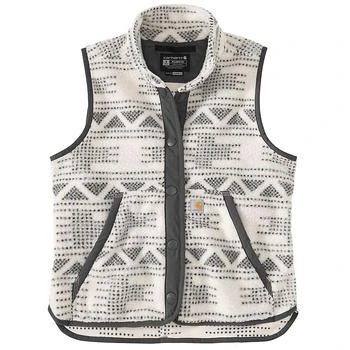 推荐Women's Relaxed Fit Fleece Snap-Front Vest商品