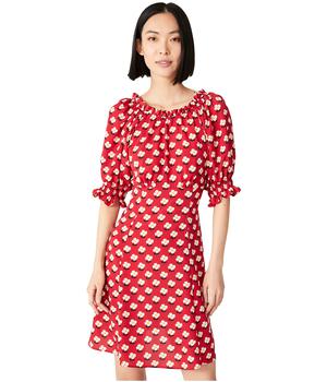 Kate Spade衣服, Kate Spade | Block Flower Fluid Dress商品图片 3.3折