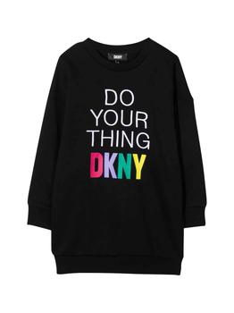 推荐DKNY Black Sweatshirt Dress Teen Girl商品