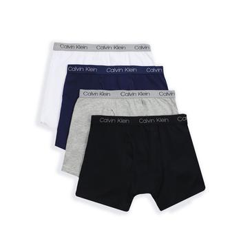 商品Calvin Klein | Big Boys 4 Pack Boxer Brief Set,商家Macy's,价格¥115图片