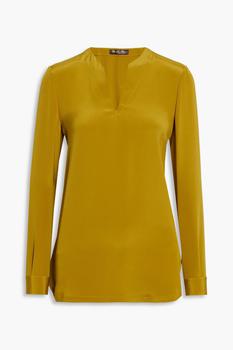 Loro Piana | Lea silk crepe de chine top商品图片,3.5折