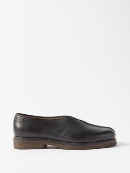 Lemaire | Piped leather slip-on shoes商品图片,
