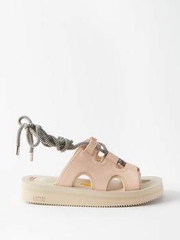 浪凡男鞋, Suicoke | Ray-Vab nubuck sandals商品图片 满$220享8.5折, 满折